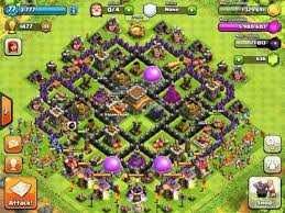 Ini base andalan saya,, emang jelek tapi udah terbukti bisa tahan terhadap serangan gowipe,, gak pernah musuh saya dapat 3 bintang. Gambar Base Town Hall 8 Th Defense Trophy Farming Cocgetrich Com Ilustrasi Komik Gambar Komik