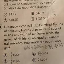 The imperial cups are no longer in use today and replaced by the metric cups, but if you still need to convert from imperial cups to ml, then there are 284.13064262 ml in an imperial cup. Luis Made Some Trail Mix He Mixed 4 2 3 Cups Of Popcorn 1 1 4 Cups Of Peanuts 1 1 3 Cups Of Brainly Com