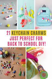 These Diy Keychain Charms Make The Cutest Gifts Ever Diy Keychain Backpack Charms Diy Keychain Craft