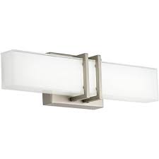 Possini Euro Design Modern Wall Light Led Brushed Nickel 17 Vanity Fixture For Bathroom Over Mirror Bedroom Target