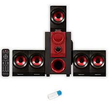 Introducing Theater Solutions Ts521 Home Theater 51 Speaker System Powered With Usb Bluetooth G Home Theater Speaker System Multimedia Speakers Speaker System