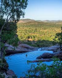 Kakadu National Park Gunlom Plunge Pool All To Himself In Tourismtopend This Natural Pool Is One Of Aus Kakadu National Park Infinity Pool Panoramic Views