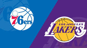 The 76ers have always been closely identified with the logo featuring the number 76 with 13 stars arranged in a circle above the number 7 to represent the original 13 american colonies. 76ers Vs Lakers Live In Nba Philadelphia Leads 65 53 With 9 47 Left In Quarter 3philadelphia Wins 107 106 Ben Simmons Scores A Triple Double