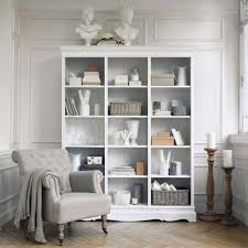Bibliothque en manguier maisons du monde meuble bibliotheque maison de meuble bibliothèque. Bibliotheque En Paulownia Blanc Josephine Maisons Du Monde