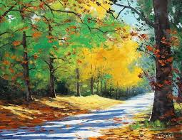 Yagli Boya Tablo Modelleri Sonbahar Sanati Yagli Boya Tablolar