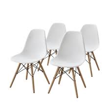 Mainstays Mid Century Modern Dining Chairs Set Of 4 Walmart Com In 2020 Midcentury Modern Dining Chairs Modern Dining Chairs Dining Chairs