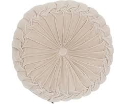 In velluto, con l'iniziale, boho per decorare soft. Cuscino Rotondo In Velluto Con Imbottitura Kanan Westwingnow