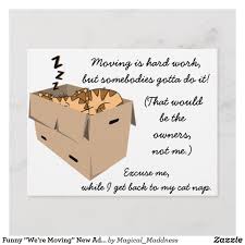 Funny just moved announcement postcards featuring a building that looks a lot like a huge beer cooler can serve a dual purpose as a party invitation. Change Of Address Card Personalized Moving Announcement Funny Address Change Cards Address Change Announcements With Envelopes Paper Paper Party Supplies