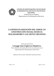 Les pedimos compartir los enlaces en sus redes. Pdf La Desescolarizacion Del Saber Su Construccion Social Desde El Malabarismo Y Las Artes Circenses