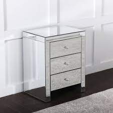 Aurelia glas und chrome nachttisch. Nachttische Chrom Wayfair De