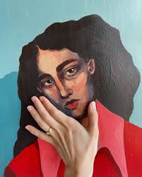 First acrylic painting