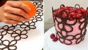 1001 Idees Comment Faire Des Decors En Chocolat Facilement Decoration Chocolat Fleur En Chocolat Chocolat