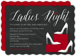 Whether you're getting ready for red's night in for macmillan or a dinner party with the girls, don't plan your menu without checking out these dishes first. Girls Night Out Invitations Ladies Night Invites Purpletrail