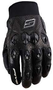Five Stunt Air Palm Made From Vented Goat Leather Padded Palm Reinforcement Covered In Cow Leather Leather Motorcycle Gloves Motorcycle Gloves Riding Gloves