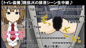 Hairy JK defecation voyeur live delivery - Japanese - Original Work Hentai