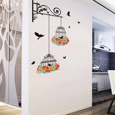 4.5 out of 5 stars. Home Furniture Diy Ee Eg Ee Birdcage Bird Flower Wall Sticker Home Bedroom Kids Room Art Decal N Home Decor