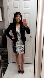 Black Blazer Black And White Dress Guess H M Work Outfit Dresses For Work Dresses