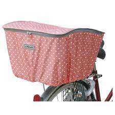 ファッションバスケットカバー後ろカゴ用 オレンジ エ ファッション カバー