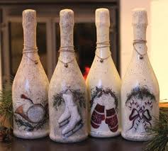 мастер класс по украшению бутылки шампанского на новый год Kak Ukrasit Butylku Shampanskogo Na Novyj 2020 God Svoimi Rukami Ukrashennye Vinnye Butylki Podelki Iz Vinnyh Butylok Ukrasit Butylki