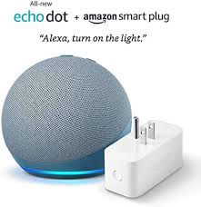 There are third party batteries for the dot, original. Amazon Com All New Echo Dot 4th Gen Amazon Smart Plug Twilight Blue Amazon Devices