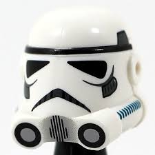 The forehead in the recreation protrudes too much. Lego Minifigure Accessories Star Wars Helmets Clone Army Customs Clone Phase 3 Plain