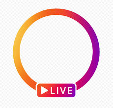 Circle instagram icon png transparent. Instagram App Live Profile Circle With Play Icon Citypng