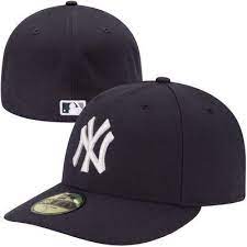 Men S New York Yankees New Era Navy Authentic Collection Low Profile Home 59fifty Fitted Hat New York Yankees Fitted Hats New York Yankees Apparel