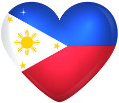 Philippines flag in official colors. Philippines Large Heart Flag Gallery Yopriceville High Quality Images And Transparent Png Free Clipart