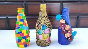 Glass bottle craft ideas for home decoration. Simply99 Bottleart Bottlecraft Bestoutofwaste Bottle Art Bottle Craft Painting Home Decoration Ideas Video Link Https Youtu Be Inwxv86yqgs Facebook
