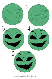 Jack Skellington Face Craft With Free Template
