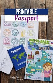 Free Printable Kids Passports For Country Studies Homeschool Giveaways Passports For Kids Around The World Crafts For Kids Geography For Kids
