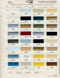 Auto Color Chips Color Chip Selection Classic Cars