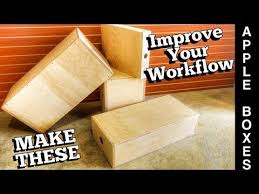 Every Maker Should Make These Apple Boxes From One Sheet Of Plywood Diy Youtube Plywood Diy Apple Boxes Plywood Sheets