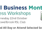 2025 Small Business Month Business Workshops event image