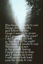 Ready To Run One Direction This Song Was Released Today Honestly All I Can Say Is Its All Kind Of Wonder One Direction Lyrics One Direction Songs Just Lyrics
