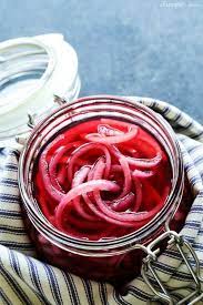 Pour the brine mixture into the jar, cover, and leave to sit at room temperature for an hour. How To Make Quick Pickled Red Onions A Farmgirl S Dabbles