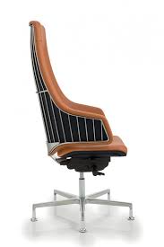 À chiner fauteuil de bureau cuir sur selency. Fauteuil Pivotant De Bureau Italia It4 De Luxy Cuir Dossier Haut