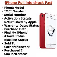 After being unlocked a blacklisted phone will work only in countries were . Fast Iphone Info Check Imei Carrier Unlock Find My Iphone Blacklist Status Ebay