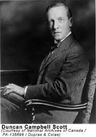 He also worked with the colorado shakespeare festival. Canadian Poetry Archive Duncan Campbell Scott 1862 1947
