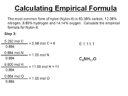 Empirical Formula Calculator Moles
