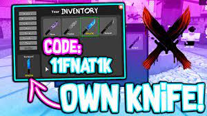 All *new* op codes roblox murder mystery x sandbox hi guys! My Own Knife In Roblox Murder Mystery X Use Code Youtube