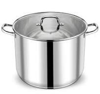 Amazon.com: P&P CHEF 24 QT Stock Pot with Lid, Stainless ...