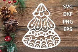 Find professional christmas tree 3d models for any 3d design projects like virtual reality (vr), augmented reality (ar), games, 3d visualization or. Christmas Tree Svg Christmas Ornament Png Eps 1034640 Cut Files Design Bundles