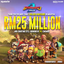 Streaming boboiboy the movie 2 (2019) sub indo , nonton film bioskop, drama, dan serial tv favorit movie di lk21, layarkaca21 online terus update sinopsis boboiboy the movie 2 (2019) : Hitz On Twitter Boboiboy Movie 2 Rm25 Million A Million Thank Yous For Your Endless Support Bbbm2 Is Still Going Strong And Showing In 141 Cinemas Throughout Malaysia In The