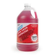 Red and yellow lights illuminate to indicate the amount of gas detected. Camco Leak Detector Fluid Gallon 10367 The Home Depot