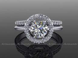 Halo Ring Guard Ring Enhancer Wedding Ring Enhancer Natural Diamonds Solitaire Enhancer 14k White Gold Wedding Ring Enhancers Engagement Ring Enhancers Classic Engagement Ring Solitaire