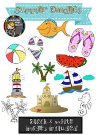 Black And White Beach Ball Clipart Free Summer Doodles Doodles Clip Art Freebies Free Clip Art