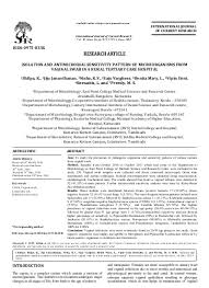 This is than sent for culture and sensitivity. Top Pdf High Vaginal Swab 1library