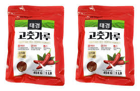 Use korean red chili peppers for homemade kimchi, or for flavoring tofu and eggs. Korean Gochugaru Red Chili Pepper Flakes Coarse By Taekyung 1lb 2 Pack Buy Online In Faroe Islands At Faroe Desertcart Com Productid 157202996