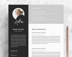 Wow your future employer with this simple cover letter example format. Resume Template And Cover Letter Template For Word Diy Etsy Cv Template Resume Design Graphic Design Jobs